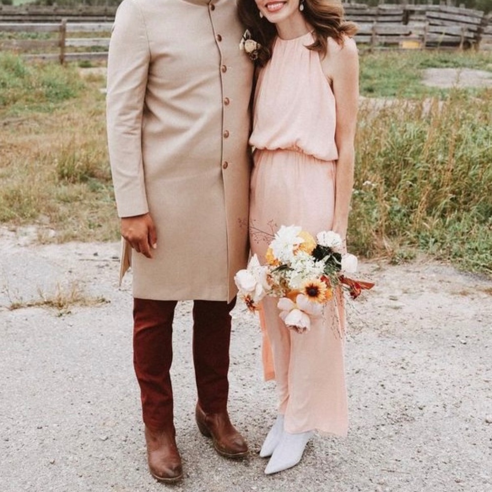 Long Soft Pink Maxi Dress